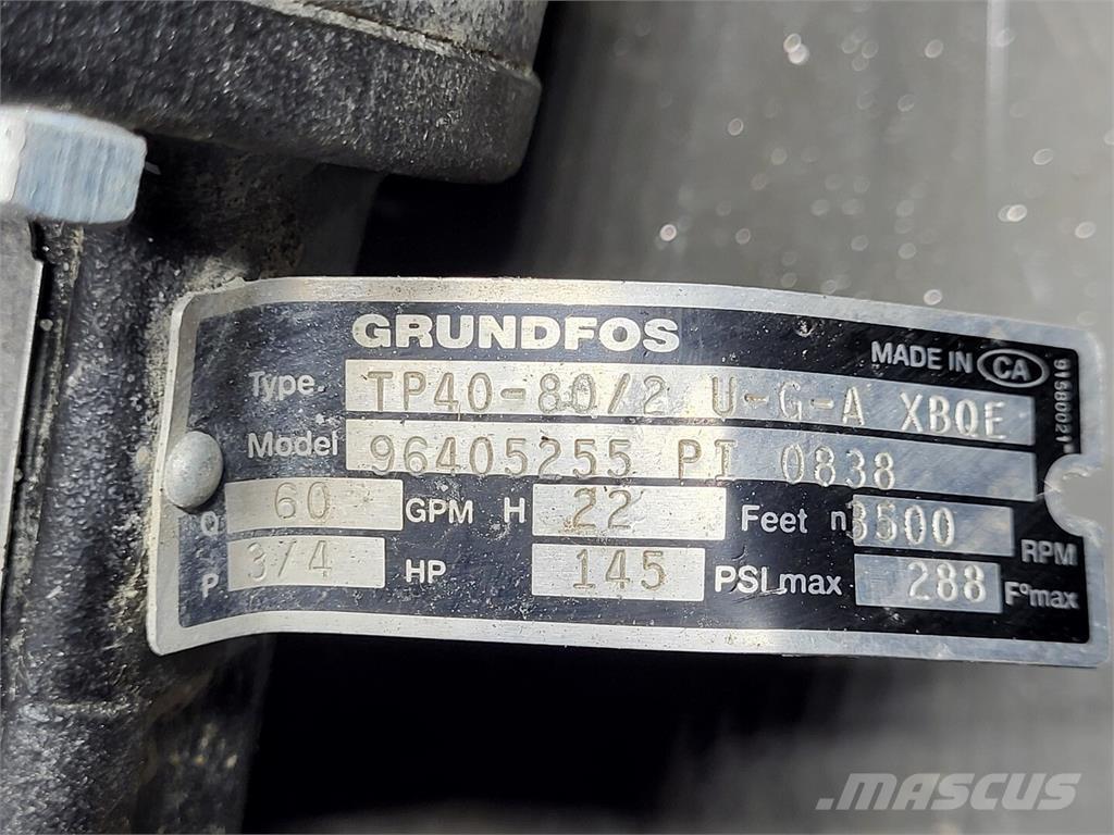 Grundfos 96405255 폐기물 펌프
