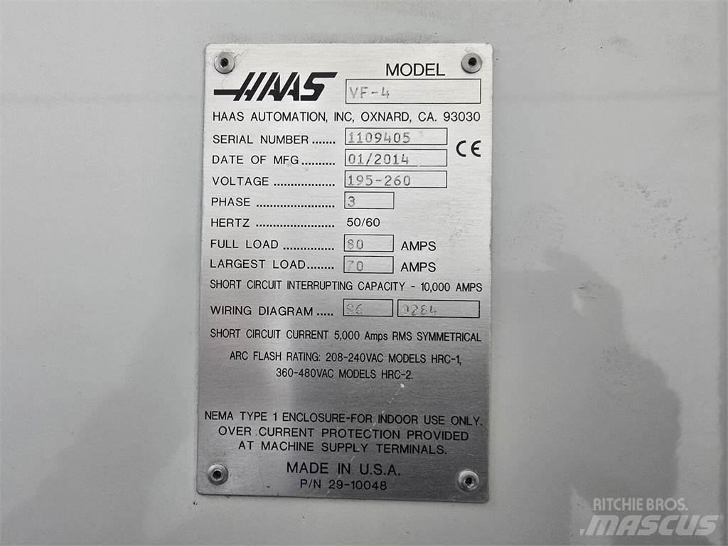 Haas VF-4 건설 장비 - 기타