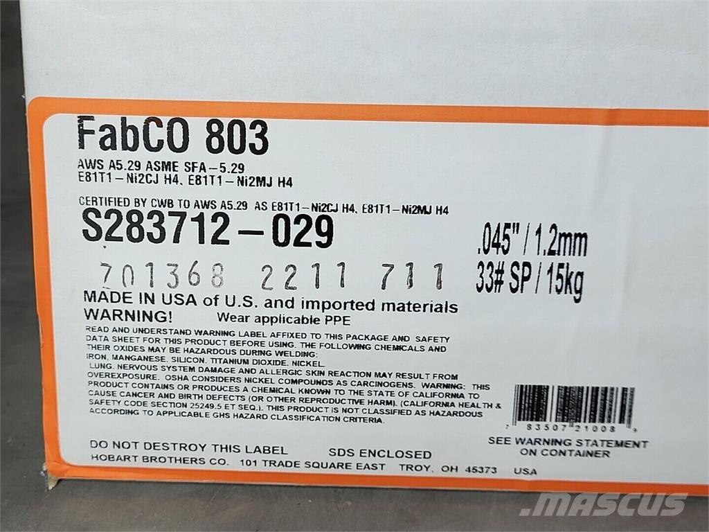 Hobart S283712-029 용접기