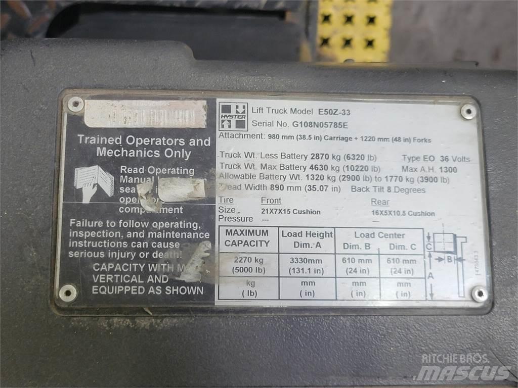 Hyster E50Z-33 건설 장비 - 기타