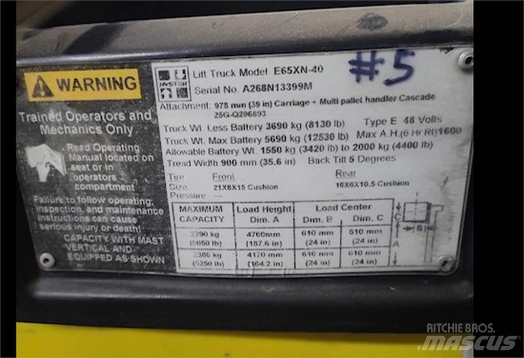 Hyster E65XN-40 건설 장비 - 기타