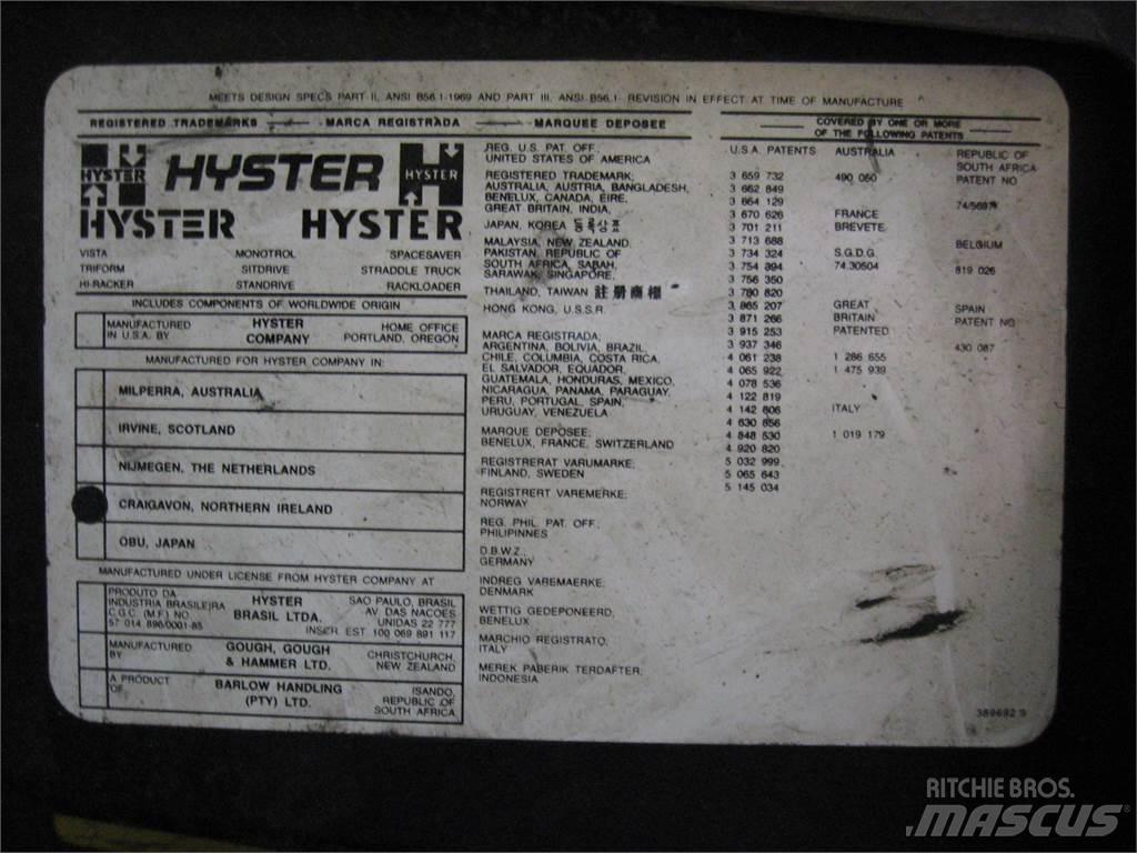 Hyster H60XM 건설 장비 - 기타