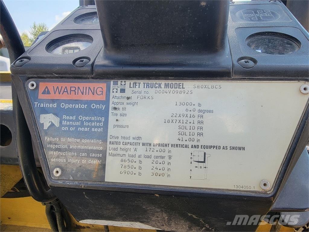 Hyster S80XLBCS 건설 장비 - 기타