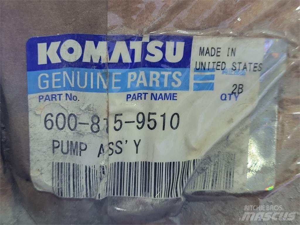 Komatsu 600-815-9510 폐기물 펌프