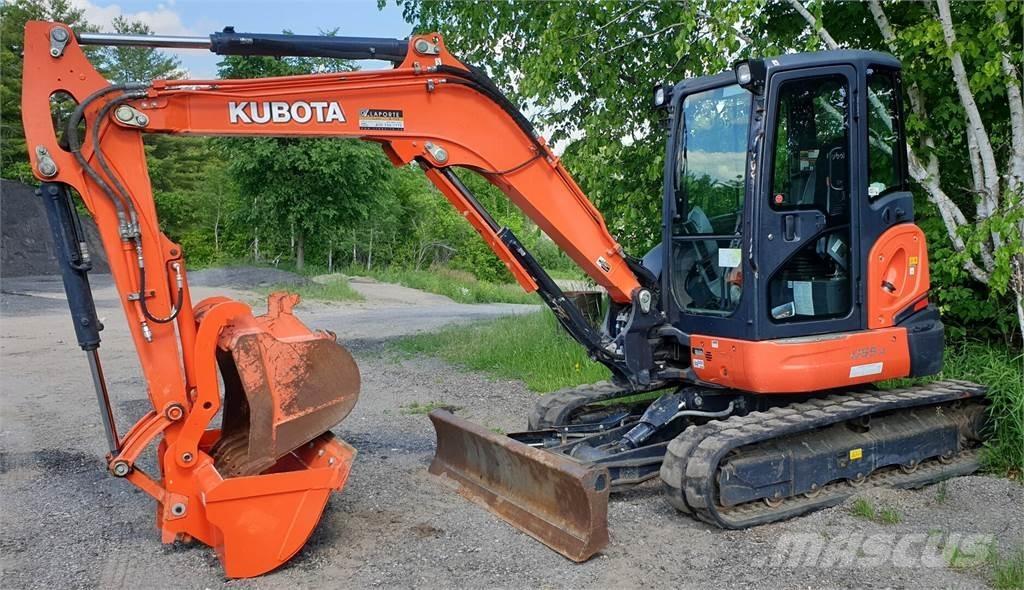 Kubota U55-4  휠 굴삭기