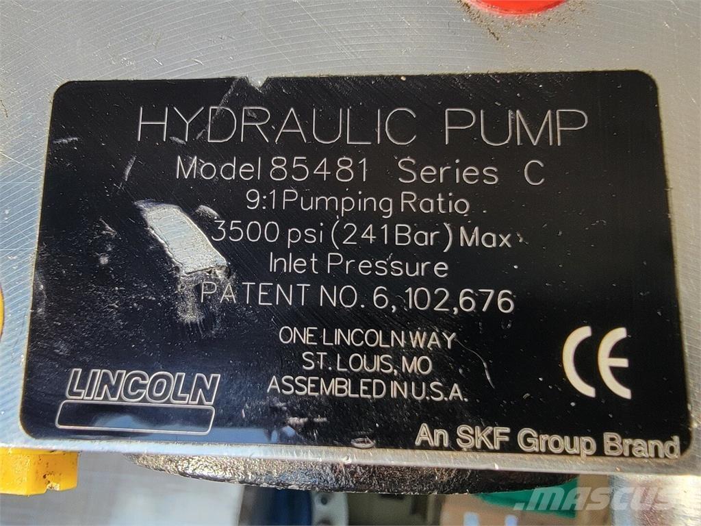 Lincoln 85481 폐기물 펌프
