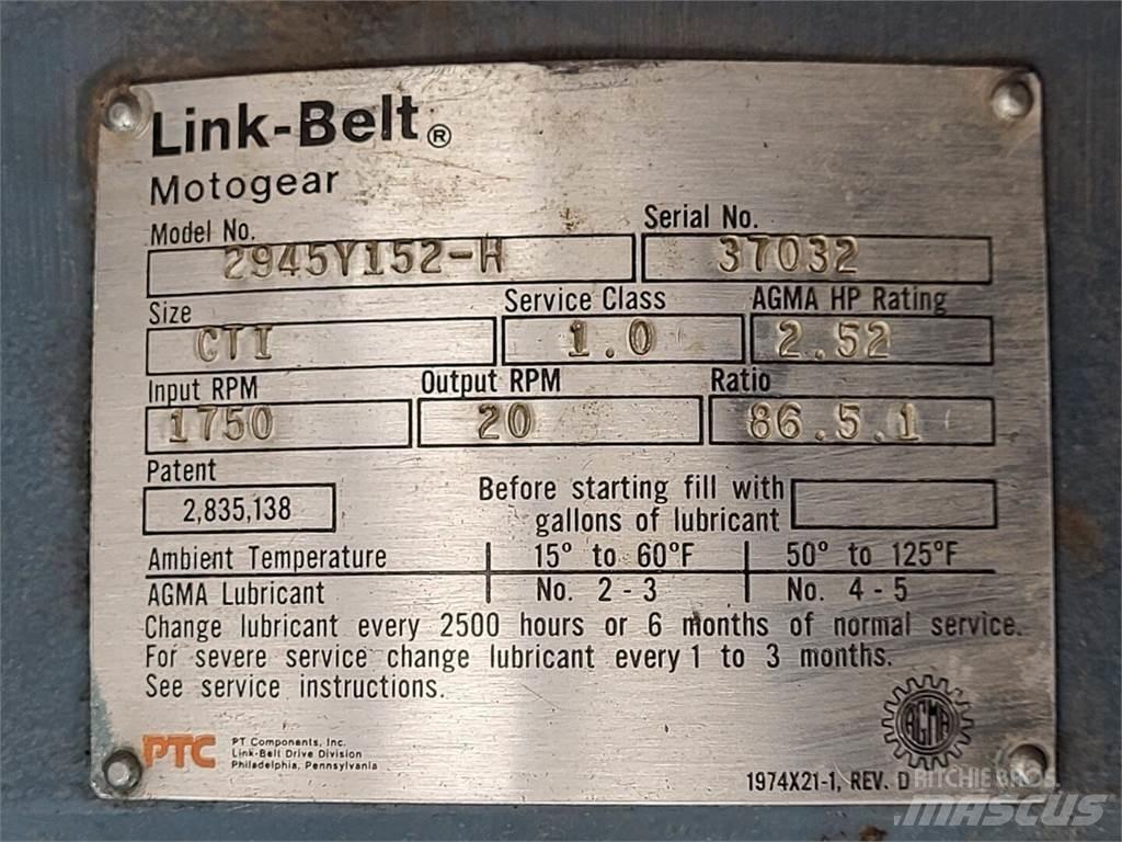 Link-Belt 2945Y152-H 건설 장비 - 기타