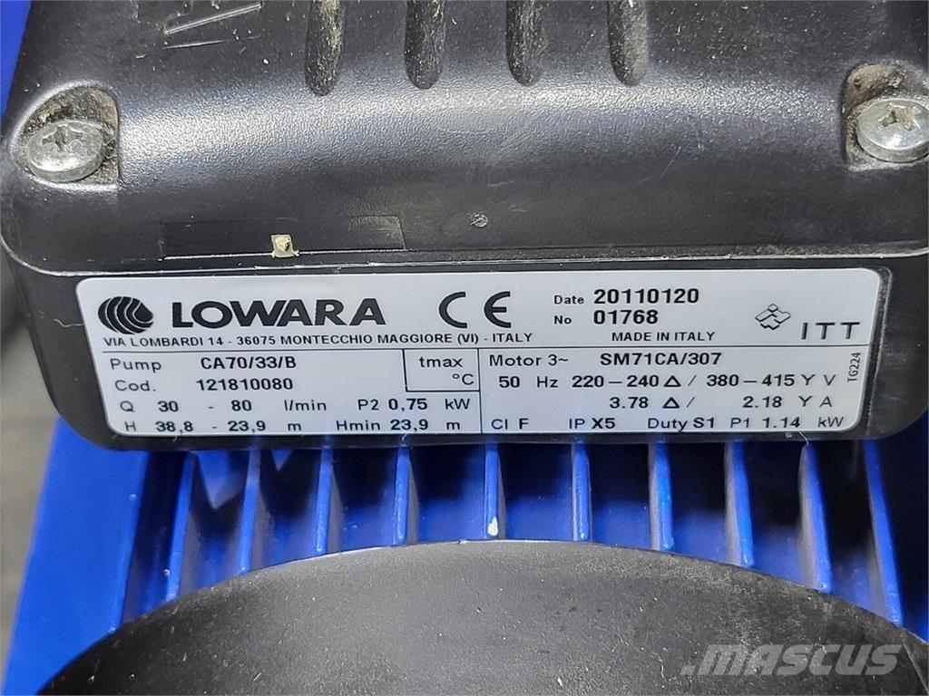  LOWARA CA70/33/B 폐기물 펌프