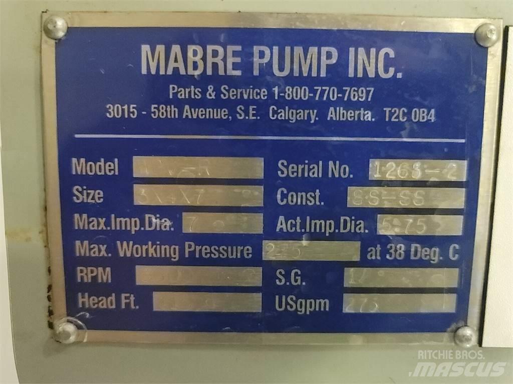  MABRE PUMP WPV-R 폐기물 펌프