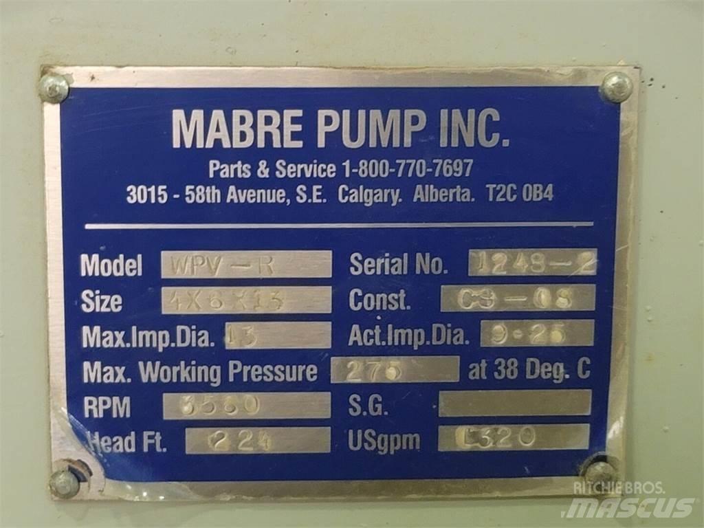  MABRE PUMP WPV-R 폐기물 펌프