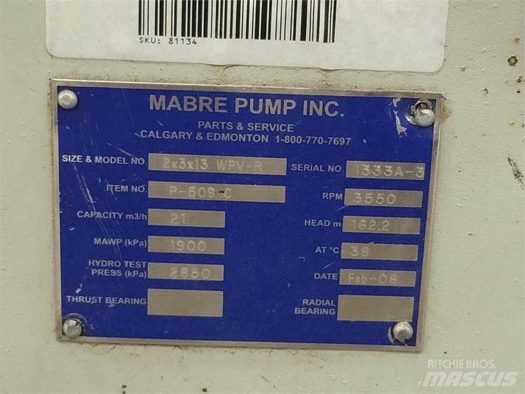  MABRE PUMP WPV-R 폐기물 펌프