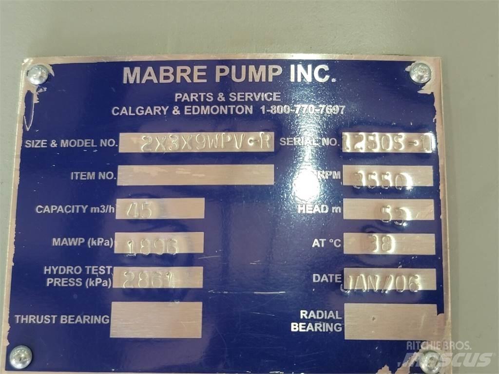  MABRE PUMP WPV-R 폐기물 펌프