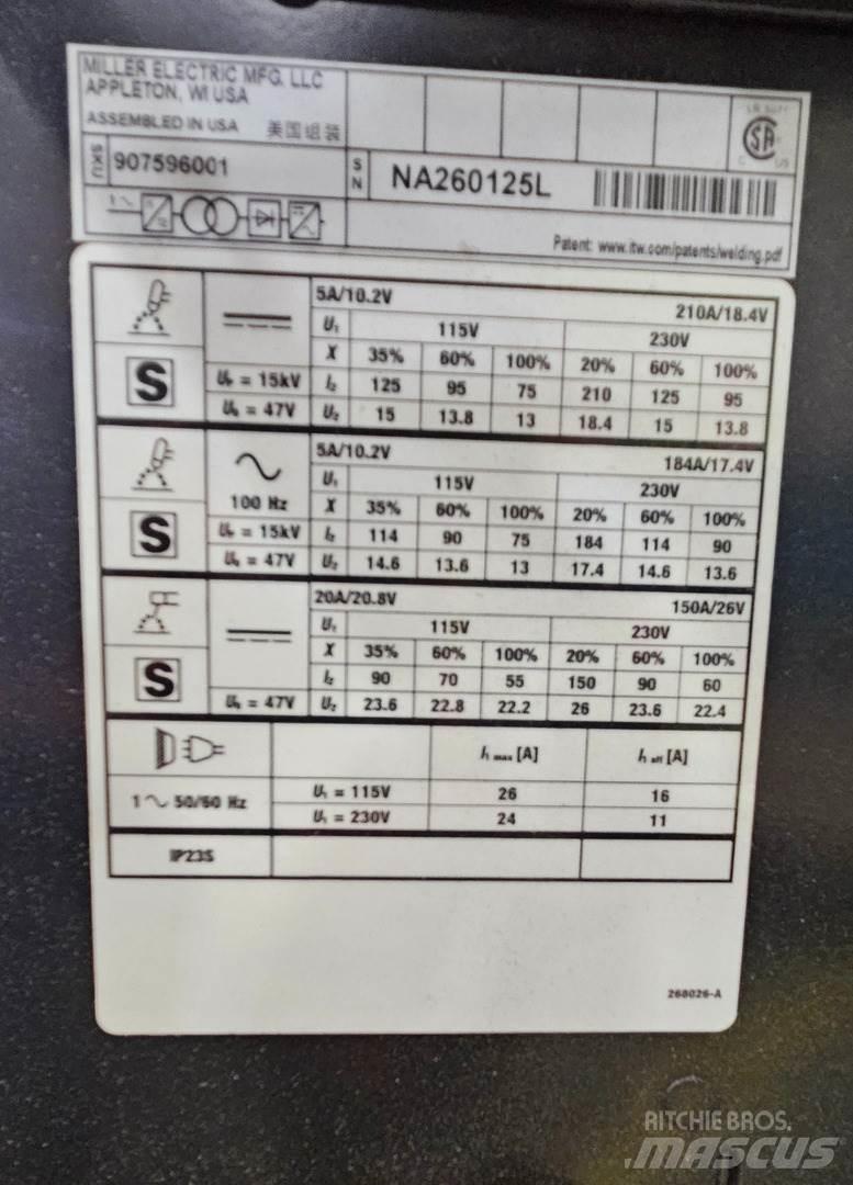 Miller 210 용접기