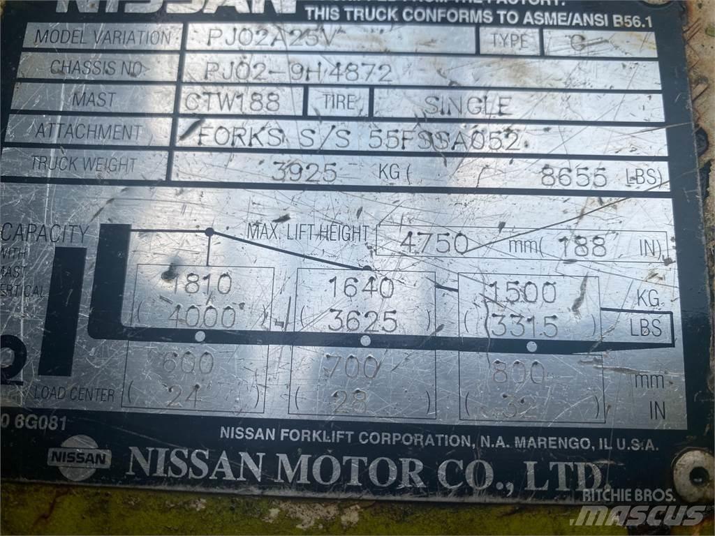 Nissan PJO2A25V 건설 장비 - 기타
