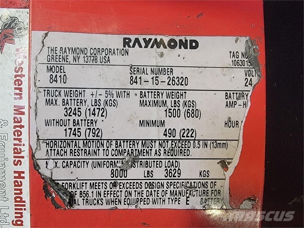 Raymond 8410 건설 장비 - 기타