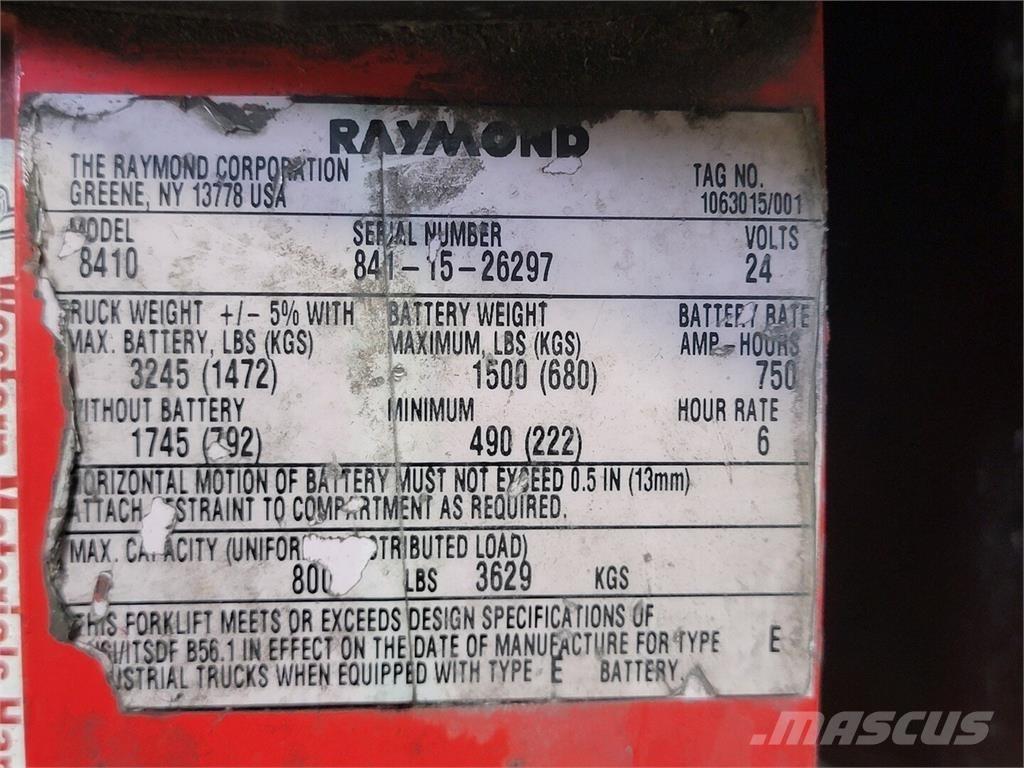 Raymond 8410 건설 장비 - 기타