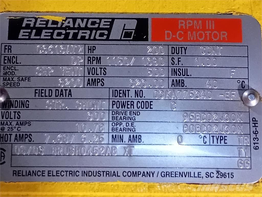  RELIANCE ELECTRIC 공업용 엔진
