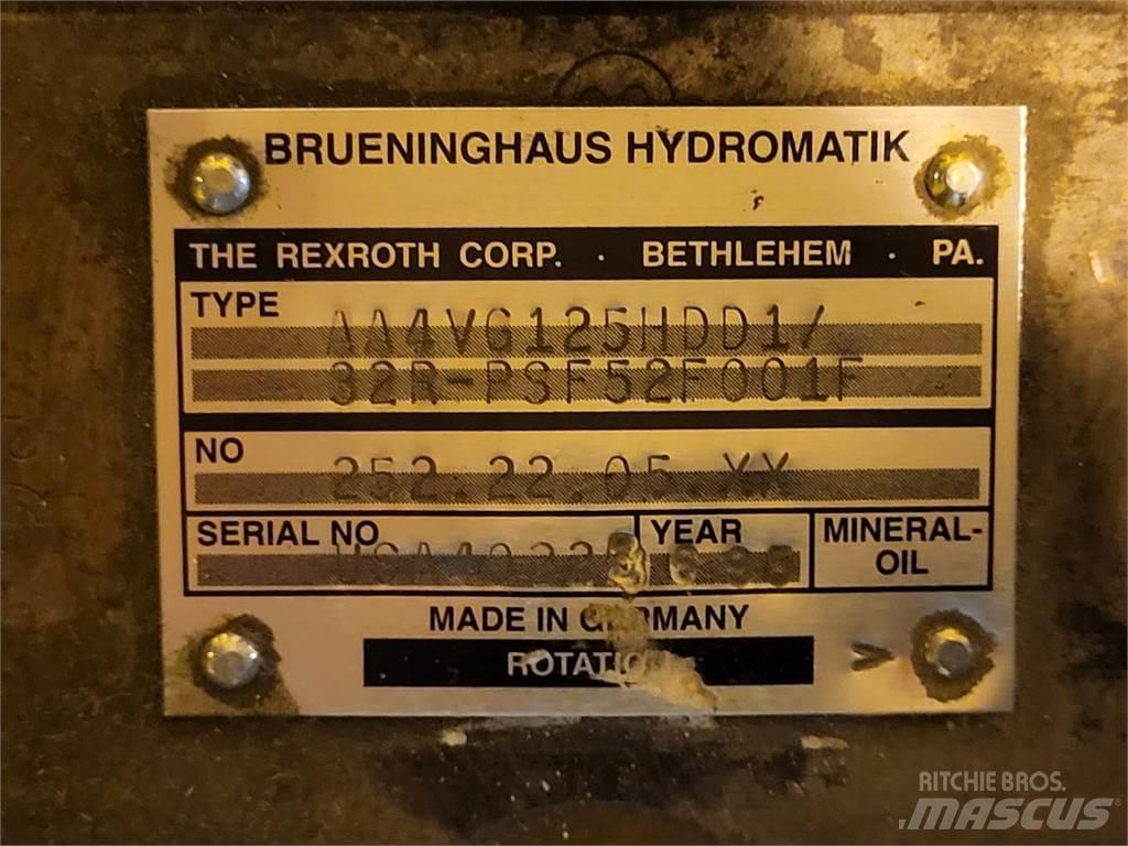 Rexroth A4VG125HDD1 폐기물 펌프
