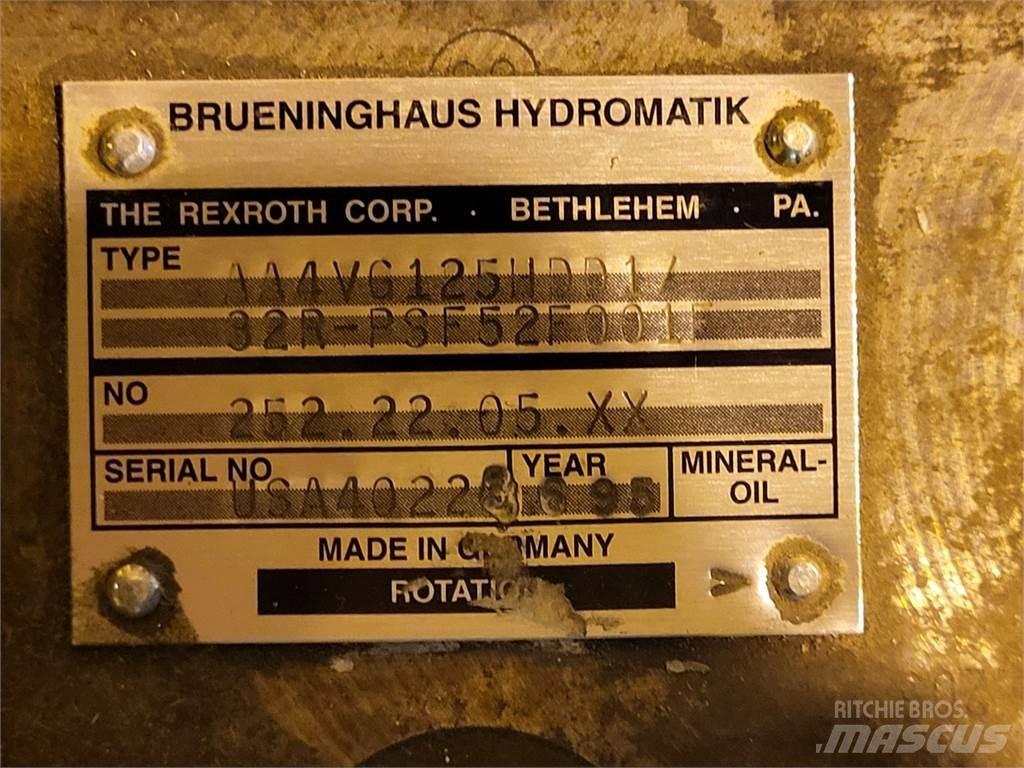 Rexroth A4VG125HDD1 폐기물 펌프