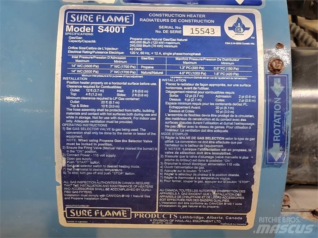  SURE FLAME S400T 가열 및 해동 장비