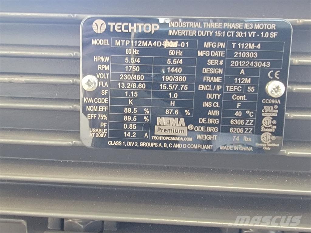  TECHTOP MTP112MA4D 공업용 엔진