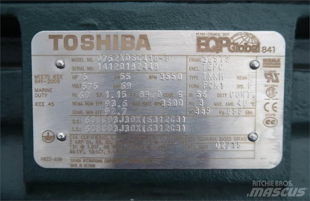  TOSHIBA 0752XDSC41B-P 공업용 엔진