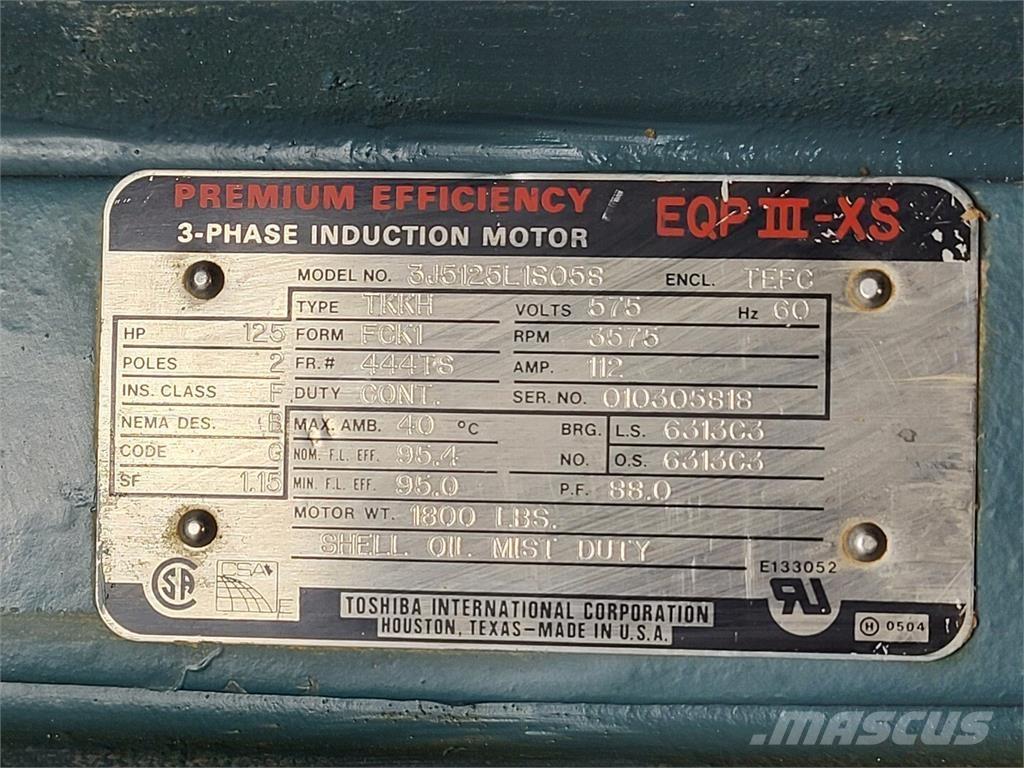  TOSHIBA 3J5125L1S058 공업용 엔진