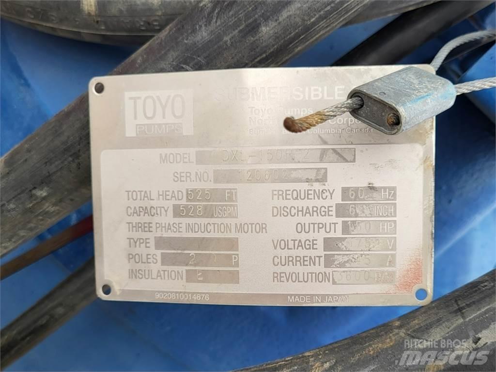 Toyo DXL 150H-2 폐기물 펌프