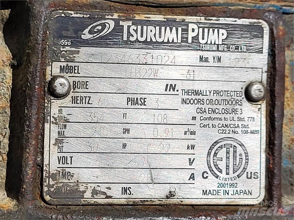 Tsurumi LH322W 폐기물 펌프