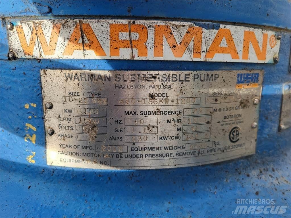 Warman 440-186KW-1200 폐기물 펌프