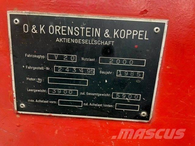 O&K V 20 디젤 지게차