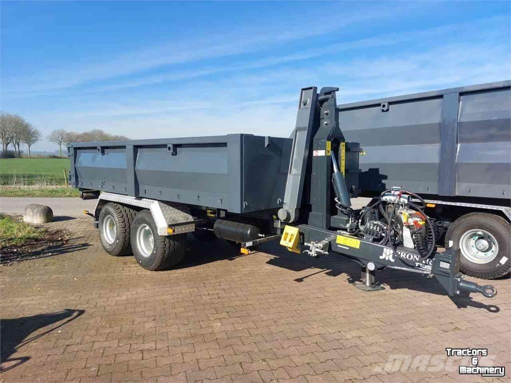Pronar T185 E haakarm 컨테이너 트레일러