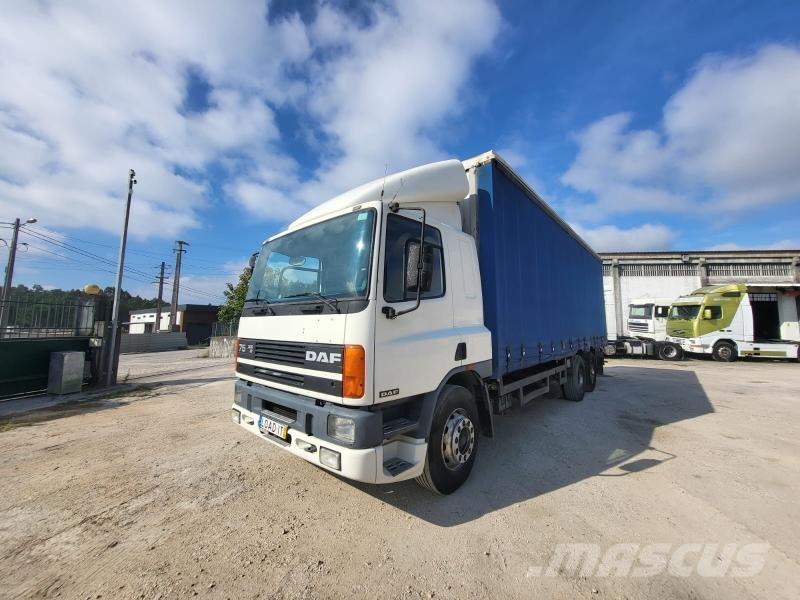 DAF 75 ATI 300 커튼사이더 트럭
