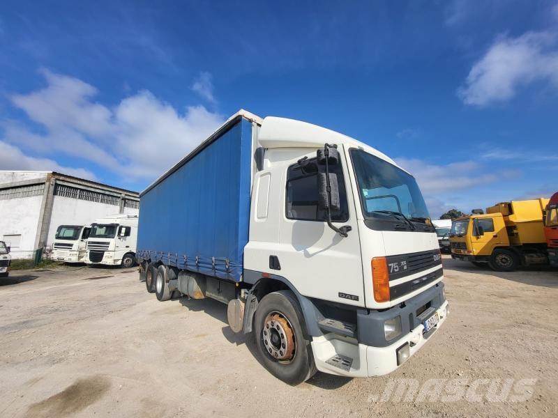 DAF 75 ATI 300 커튼사이더 트럭