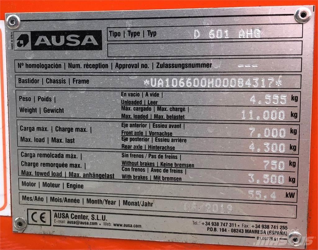 Ausa D601AHG 건설현장 덤프트럭