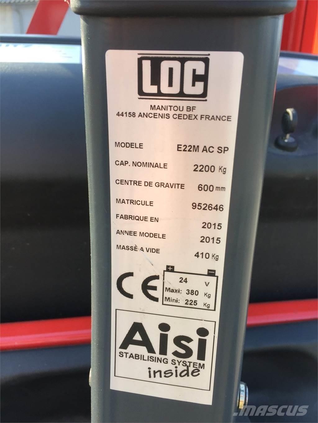 LOC E22 MAC 포크리프트