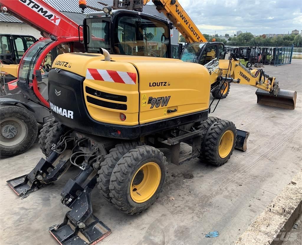 Yanmar B95W  휠 굴삭기
