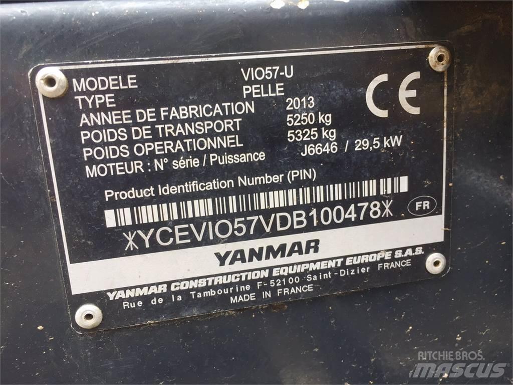 Yanmar VIO57 소형 굴삭기 7톤 미만
