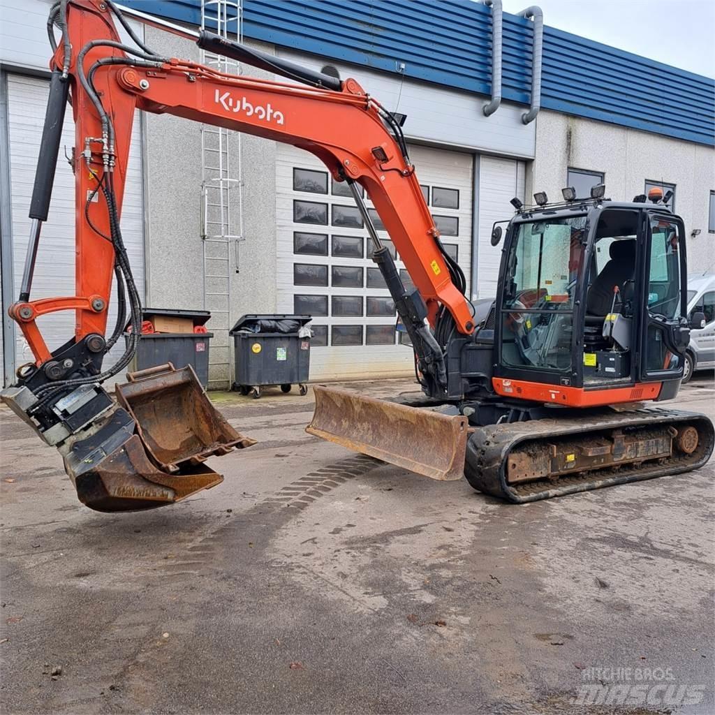 Kubota KX080-4 소형 굴삭기 7톤 미만