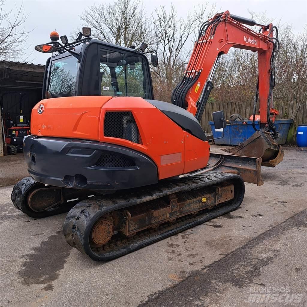 Kubota KX080-4 소형 굴삭기 7톤 미만