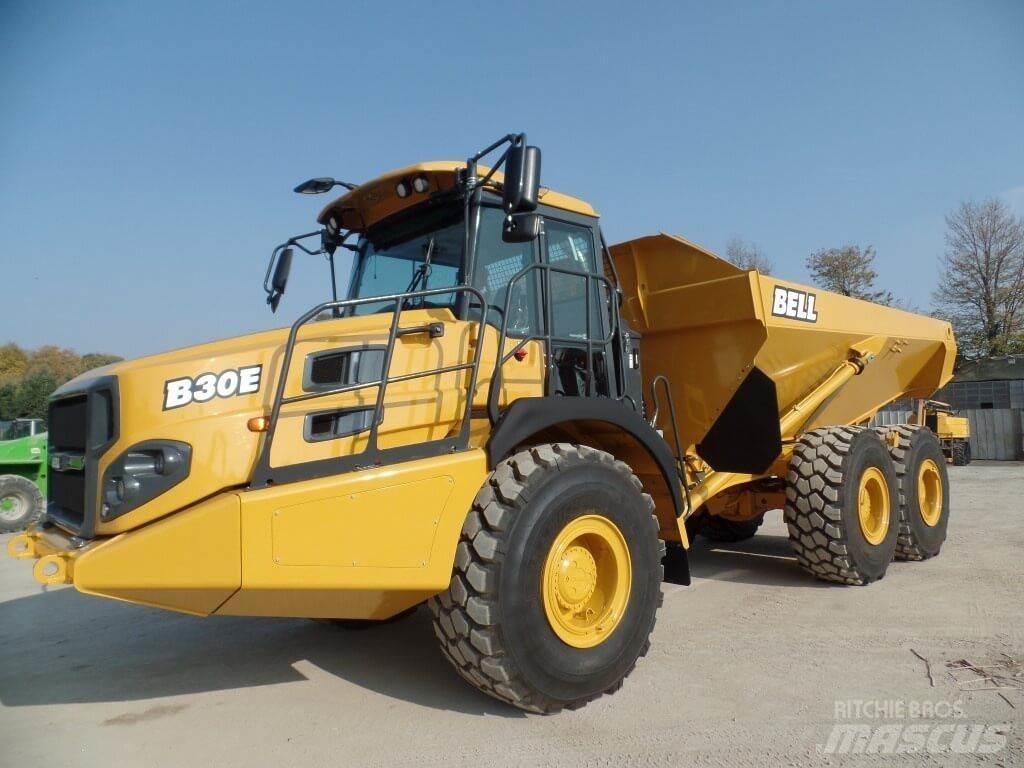 Bell B30E – 6X6 건설현장 덤프트럭