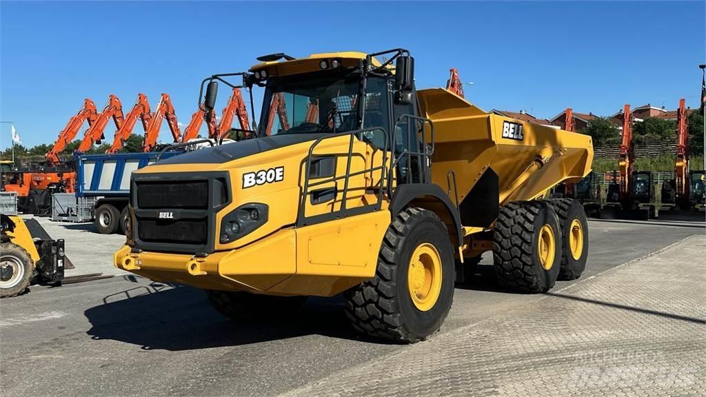 Bell B30E 6X6 건설현장 덤프트럭