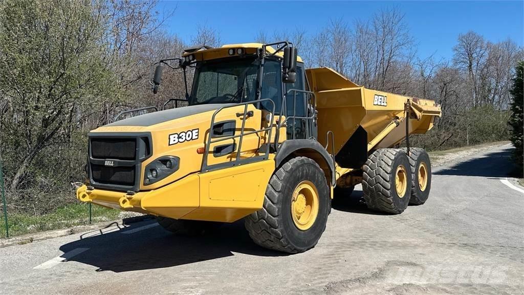 Bell B30E 6x6 건설현장 덤프트럭