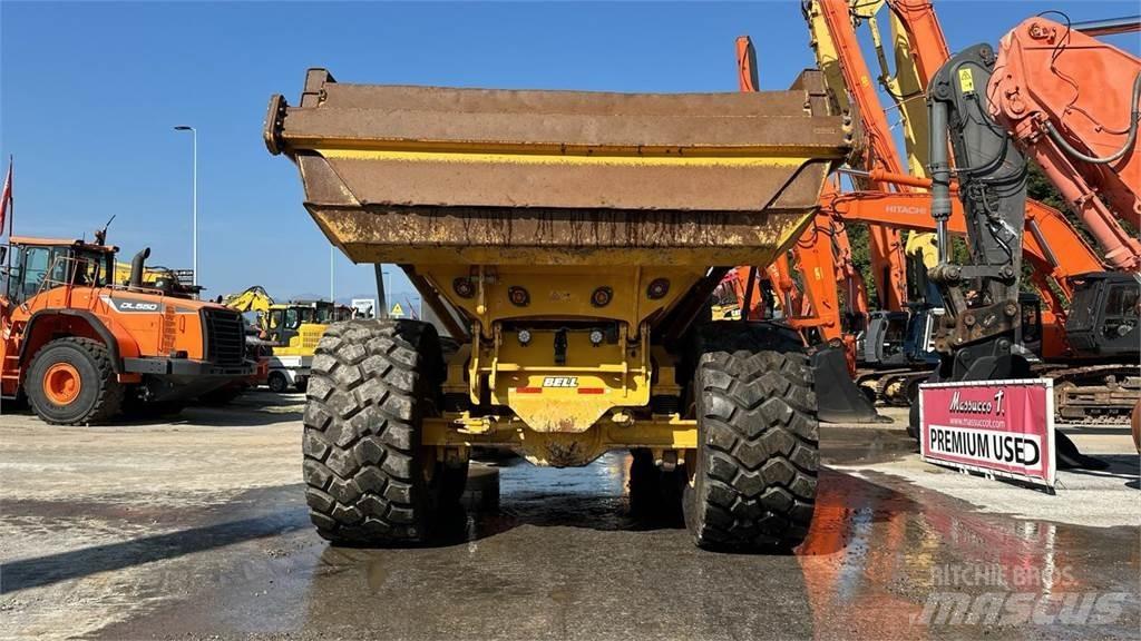 Bell B50E 6X6 건설현장 덤프트럭