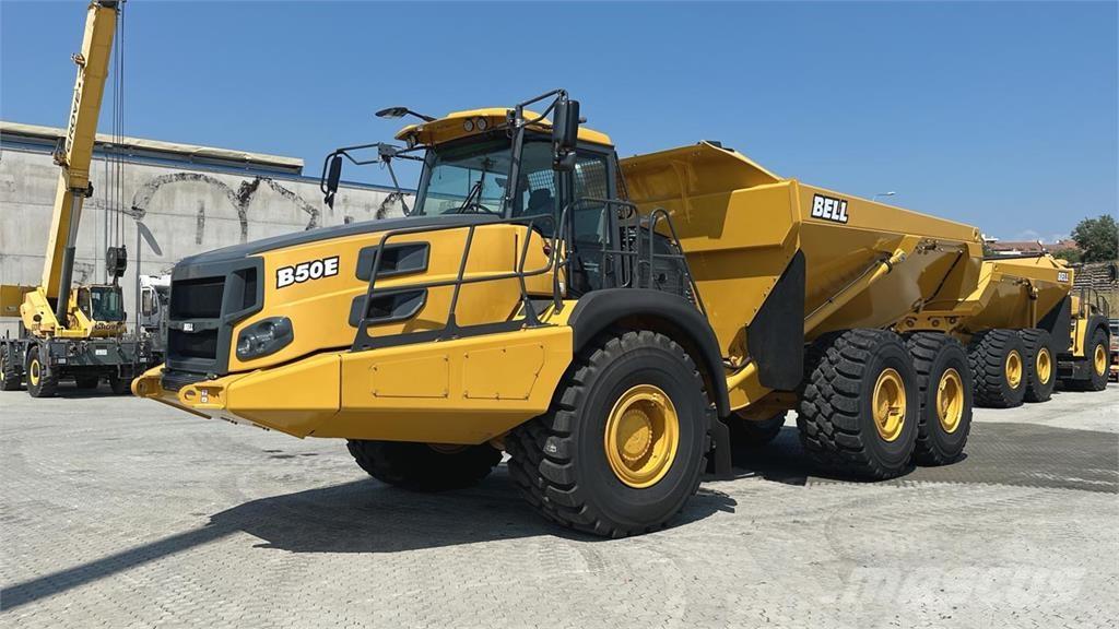Bell B50E 6x6 건설현장 덤프트럭