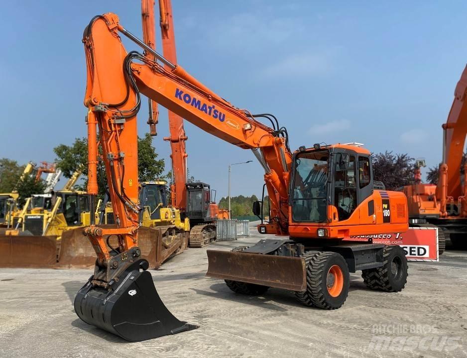 Komatsu PW180-7EO  휠 굴삭기