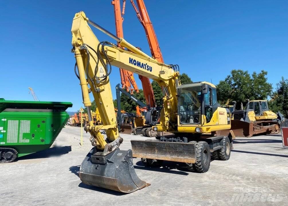 Komatsu PW200 7K  휠 굴삭기