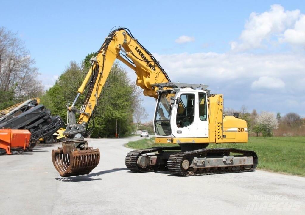 Liebherr R317 Litronic  휠 굴삭기