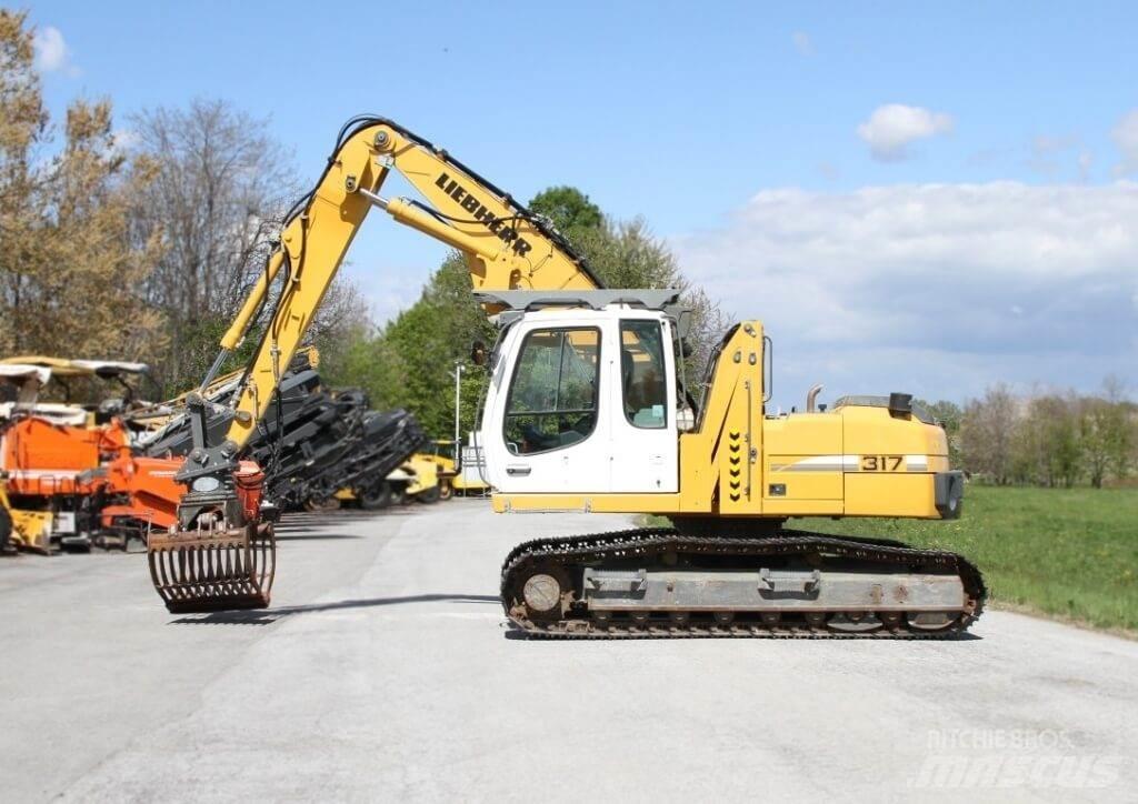 Liebherr R317 Litronic  휠 굴삭기