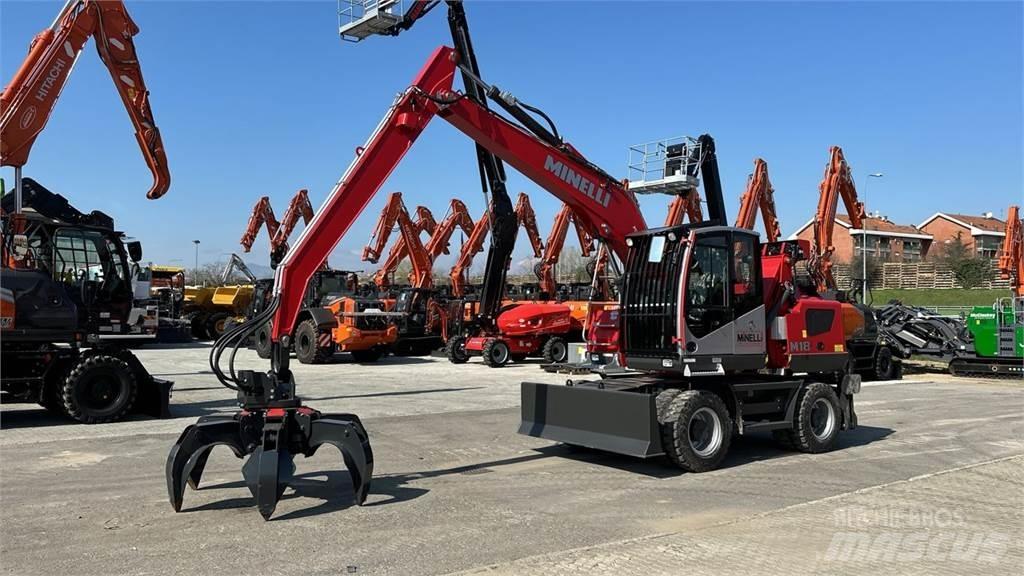 Minelli M18  휠 굴삭기